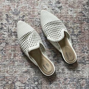 Sonoma white braided flat